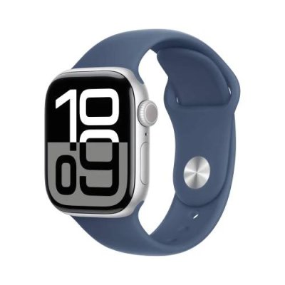 Apple Watch Series 10 42mm Silver Aluminum Case with Denim Sport Band (S/M) / Apple Watch Series 10 | Электроника | V4.Ru: Маркетплейс