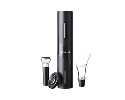 Винный набор аксессуаров Xiaomi Bomidi Electric Wine Opener Gift Set 4 в1 (CJ-TZ07) (черный) / Домашние аксессуары | Электроника | V4.Ru: Маркетплейс