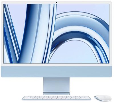 Apple iMac 24" Retina 4,5K, M3 (8C CPU, 8C GPU, 2023), 8 ГБ, 256 ГБ SSD, синий / iMac (2023) | Электроника | V4.Ru: Маркетплейс