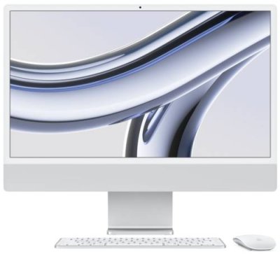 Apple iMac 24" Retina 4,5K, M3 (8C CPU, 10C GPU, 2023), 16 ГБ, 512 ГБ SSD, серебристый / iMac (2023) | Электроника | V4.Ru: Маркетплейс