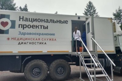 В Алданском районе сотрудники золотодобывающего предприятия прошли медосмотр на рабочем месте / ЯСИА   