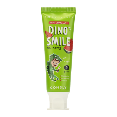 Consly DINO's SMILE Kids Gel Toothpaste with Xylitol and Watermelon / Средства личной гигиены | Товары для красоты | V4.Ru: Маркетплейс