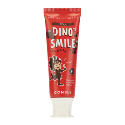 Consly DINO's SMILE Kids Gel Toothpaste with Xylitol and Cola / Средства личной гигиены | Товары для красоты | V4.Ru: Маркетплейс