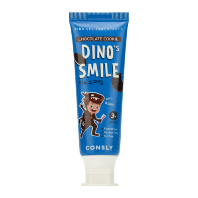 Consly DINO's SMILE Kids Gel Toothpaste with Xylitol and Chocolate Cookie / Средства личной гигиены | Товары для красоты | V4.Ru: Маркетплейс