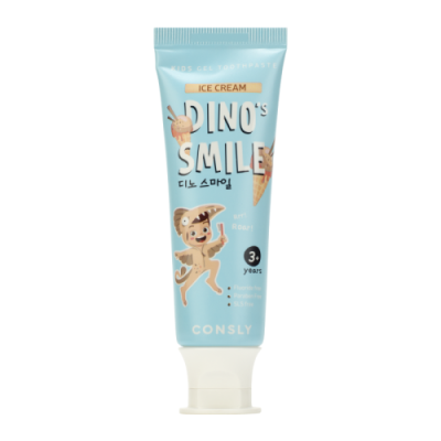 Consly DINO's SMILE Kids Gel Toothpaste with Xylitol and Ice Cream / Средства личной гигиены | Товары для красоты | V4.Ru: Маркетплейс