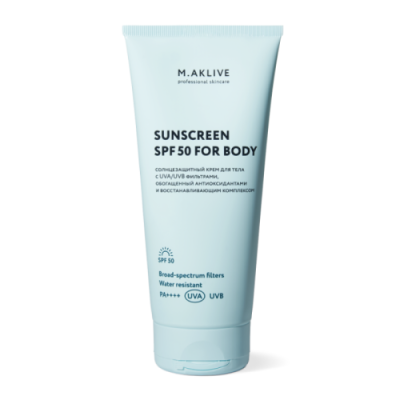 M.Aklive Sunscreen SPF50 For Body / Наборы Бьюти-боксы | Товары для красоты | V4.Ru: Маркетплейс