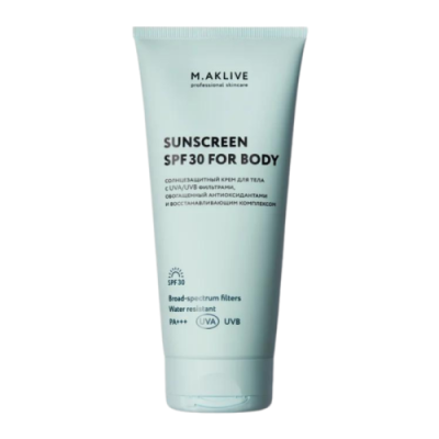 M.Aklive Sunscreen SPF30 For Body / Наборы Бьюти-боксы | Товары для красоты | V4.Ru: Маркетплейс