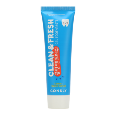 Consly Clean&Fresh Calcium & Natural Sea Salt Remineralizing Gel Toothpaste / Средства личной гигиены | Товары для красоты | V4.Ru: Маркетплейс