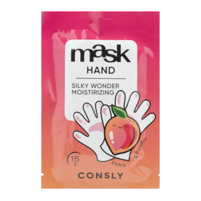 Consly Silky Wonder Peach and Paraffin Moisturizing Hand Mask / Пады | Товары для красоты | V4.Ru: Маркетплейс