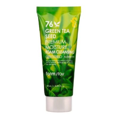 Farmstay Green Tea Seed Premium Moisture Foam Cleansing / Лицо | Товары для красоты | V4.Ru: Маркетплейс