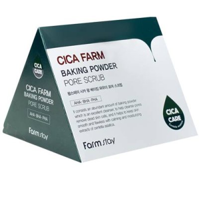 FarmStay Cica Farm Baking Powder Pore Scrub, 7g*25pcs / Глаза | Товары для красоты | V4.Ru: Маркетплейс