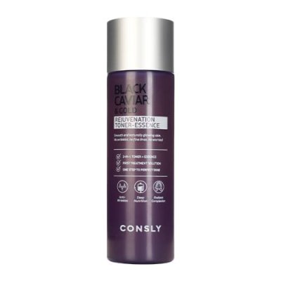 Consly Black Caviar & Gold Rejuvenation Toner-Essence / Тоник для лица | Товары для красоты | V4.Ru: Маркетплейс