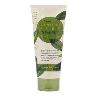 FarmStay Green Tea Seed Pure Cleansing Foam / Лицо | Товары для красоты | V4.Ru: Маркетплейс