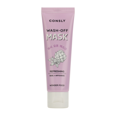 Consly Wonder Food Basil and Artichoke Refreshing Wash-off Mask / Эссенция | Товары для красоты | V4.Ru: Маркетплейс