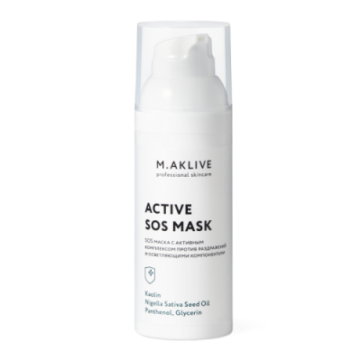 M.AKLIVE Active Sos Mask / Скраб | Товары для красоты | V4.Ru: Маркетплейс