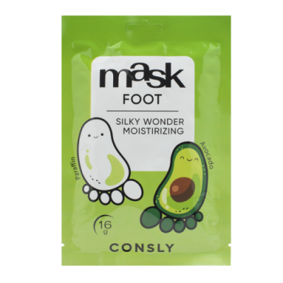 Consly Silky Wonder Avocado and Paraffin Moisturizing Foot Mask / Лосьон и Эмульсия | Товары для красоты | V4.Ru: Маркетплейс