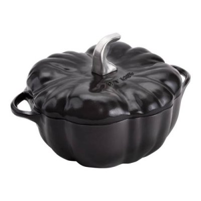 Staub Кокотница в форме тыквы 24 см Black Staub / Формы для запекания | Товары для дома | V4.Ru: Маркетплейс