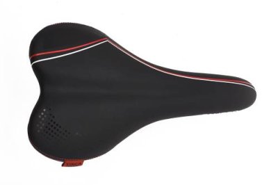 Велосипедное седло Vinca Sport 258*160 мм, европодвес, черное с  красным, VS 04 calypso black/red / Седла для велосипедов | Спорт и отдых | V4.Ru: Маркетплейс