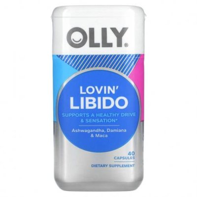 OLLY, Lovin 'Libido`` 40 капсул Женские гормональные средства / Аптека | V4.Market