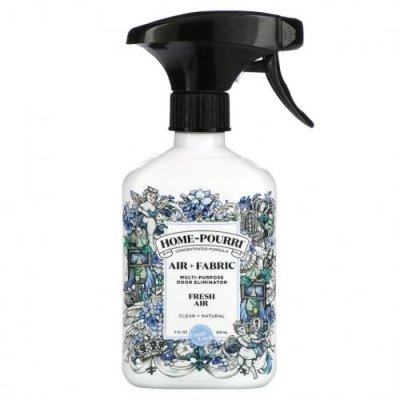 Poo-Pourri, Home-Pourri, Air + Fabric, универсальное средство для устранения запаха, свежий воздух, 325 мл (11 жидк. Унций) Освежители воздуха и белья / Аптека | V4.Market