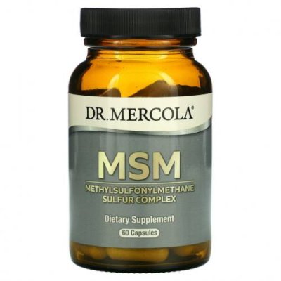 Dr. Mercola, МСМ, комплекс метилсульфонилметана и серы, 60 капсул MSM / Аптека | V4.Market