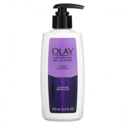 Olay, Age Defying, Classic, очищающее средство, 200 мл (6,8 жидк. унции) Очищающие средства для лица / Аптека | V4.Market