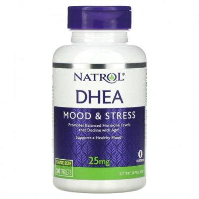 Natrol, ДГЭА, 25 мг, 300 таблеток DHEA / Аптека | V4.Market