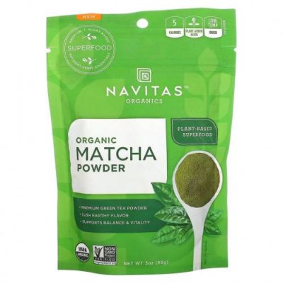 Navitas Organics, Органический порошок матча, 85 г Чай матча / Аптека | V4.Market