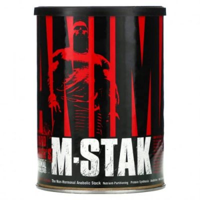 Universal Nutrition, Animal M-Stak, тренировочный набор для хардгейнеров, 21 пакетик Строители мышц / Аптека | V4.Market