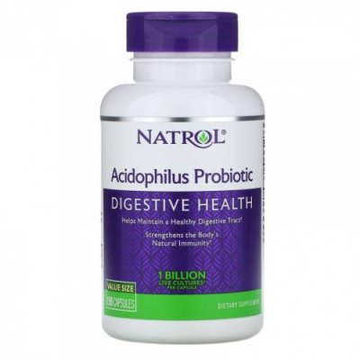 Natrol, Пробиотик Acidophilus , 1 млрд., 150 капсул Ацидофилин / Аптека | V4.Market