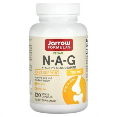 Jarrow Formulas, NAG, 700 мг, 120 растительных капсул N-ацетилглюкозамин / Аптека | V4.Market