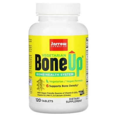 Jarrow Formulas, Bone-Up с цитратом кальция, 120 таблеток Формулы для Костей / Аптека | V4.Market