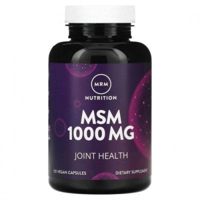 MRM, Nutrition, МСМ, 1000 мг, 120 веганских капсул MSM / Аптека | V4.Market