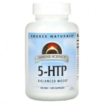 Source Naturals, 5-HTP, 100 мг, 120 капсул 5-HTP (гидрокситриптофан) / Аптека | V4.Market