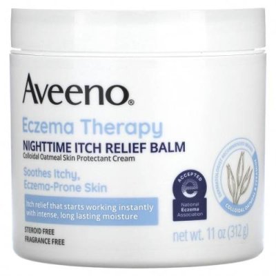 Aveeno, бальзам для уменьшения зуда при экземе, 312 г (11 унций) Экзема / Аптека | V4.Market