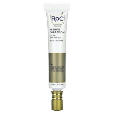 RoC, Retinol Correxion, ночной крем от глубоких морщин, 30 мл (1 жидк. Унция) Ночные увлажняющие средства и кремы / Аптека | V4.Market