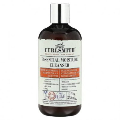 Curlsmith, Essential Moisture Cleanser, для всех типов волос, 355 мл (12 жидк. Унций) Шампунь / Аптека | V4.Market