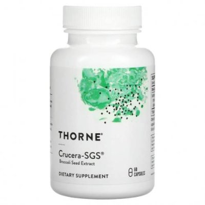 Thorne Research, Crucera-SGS, 60 капсул Брокколи / Аптека | V4.Market