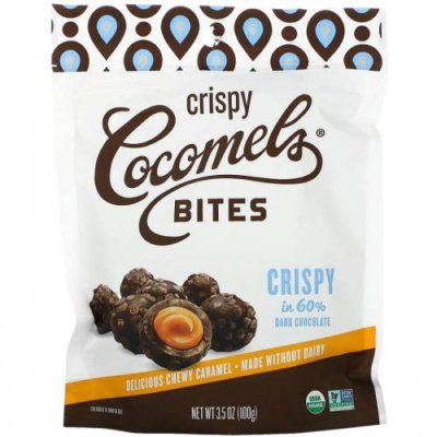 Cocomels, Crispy Bites, 100 г (3,5 унции) Леденцы / Аптека | V4.Market