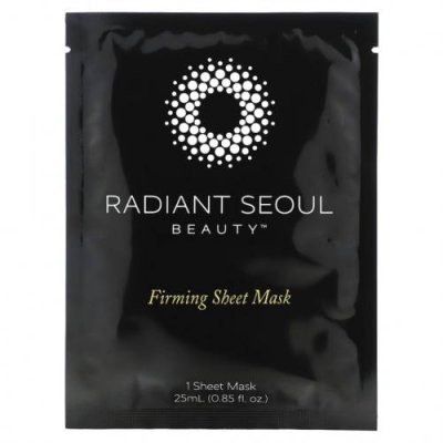 Radiant Seoul, тканевая маска для упругости кожи, 1 шт., 25 мл (0,85 унции) Противозрастные маски / Аптека | V4.Market