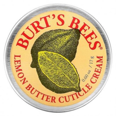 Burt's Bees, Крем для кутикулы с лимонным маслом, 17 г (0,60 унции) Уход за ногтями / Аптека | V4.Market