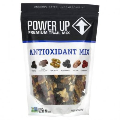 Power Up, Power Up Premium Trail Mix, 369 г (31 унция) Ореховые и походные смеси / Аптека | V4.Market