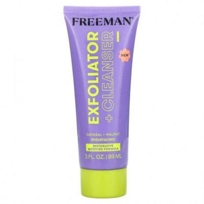 Freeman Beauty, Отшелушивающее и очищающее средство, 89 мл (3 жидк. Унции) Эксфолиаторы и скрабы / Аптека | V4.Market