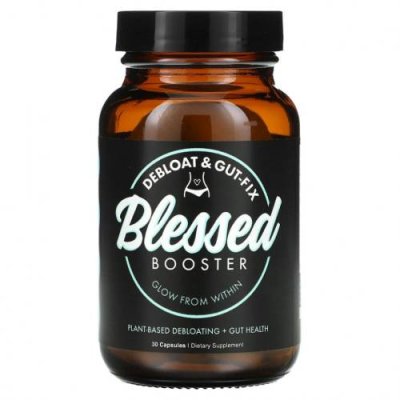 Blessed, Debloat & Gut-Fix Booster, 30 капсул Средства от газообразования и вздутия / Аптека | V4.Market