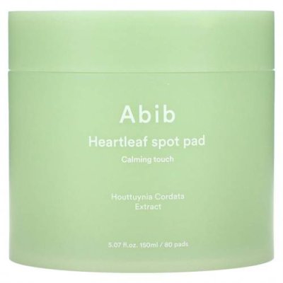 Abib, Heartleaf Spot Pad, 80 тампонов, 150 мл (5,07 жидк. Унции) Тоники / Аптека | V4.Market