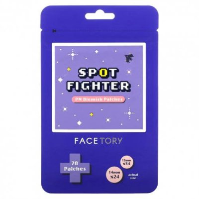 FaceTory, Spot Fighter, патчи от PM, 78 шт. Тканевые маски / Аптека | V4.Market