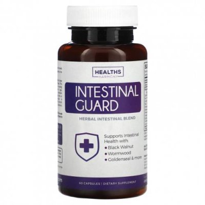 Healths Harmony, Intestinal Guard`` 60 капсул Препараты для ЖКТ / Аптека | V4.Market