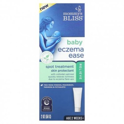 Mommy's Bliss, Baby Eczema Ease, средство от пятен, для детей от 2 недель, 56 г (2 унции) Средства для ванны и уход за кожей / Аптека | V4.Market