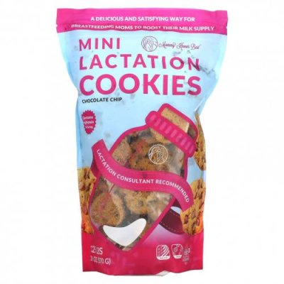 Mommy Knows Best, Mini Lactation Cookies, Chocolate Chip, 10 oz (570 g) Поддержка грудного вскармливания / Аптека | V4.Market