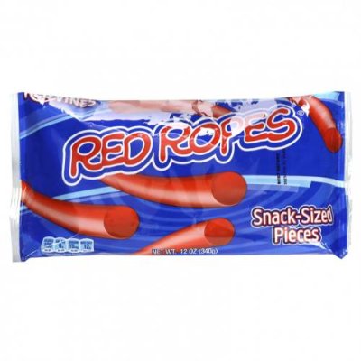 Red Vines, Red Ropes, для снеков, 340 г (12 унций) Леденцы / Аптека | V4.Market